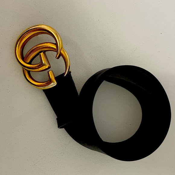 Gucci Accessories - Authentic Gucci large logo belt with dust bag.